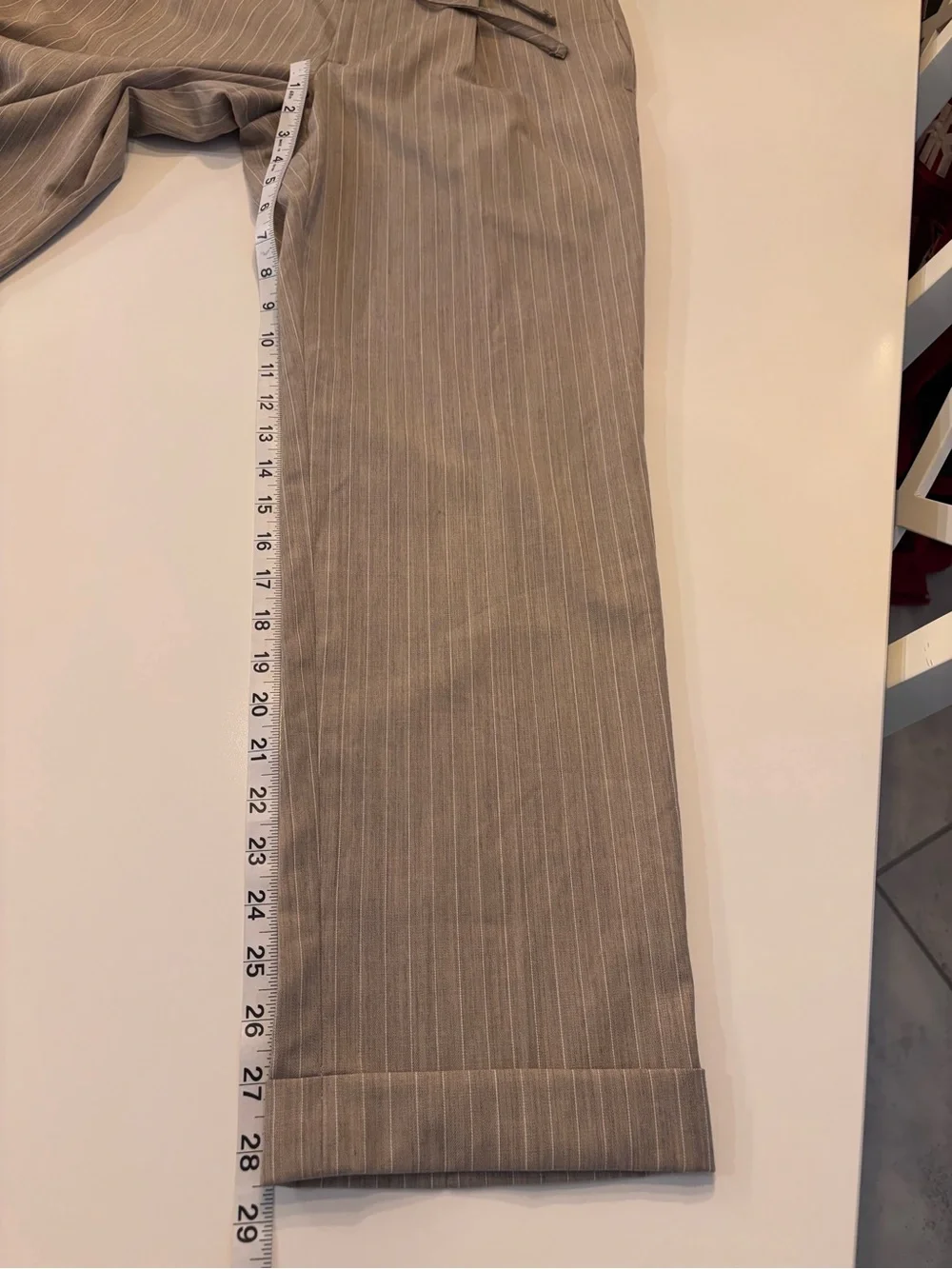 Stafford Tailored Jogger Pants Regular Fit, pleated, 32Sh, NWT